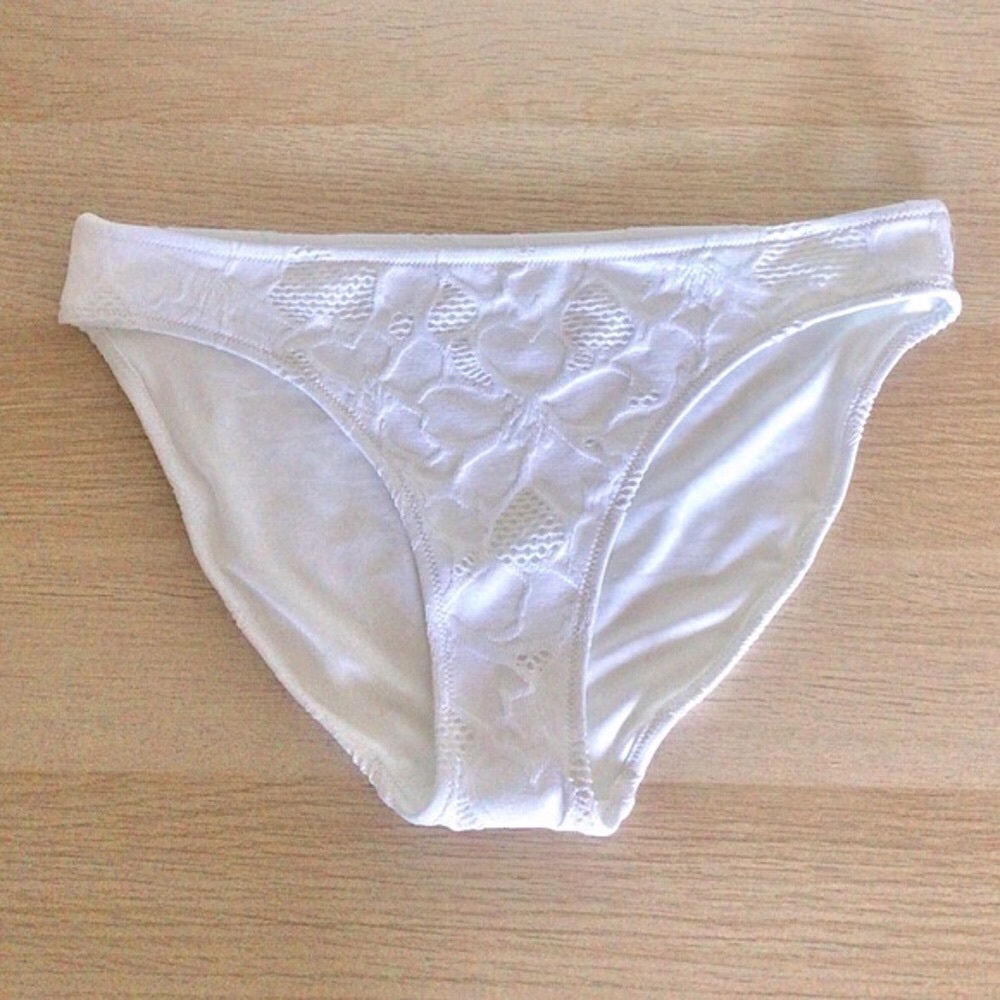 Aerie Textured Overlay Bikini Bottom
